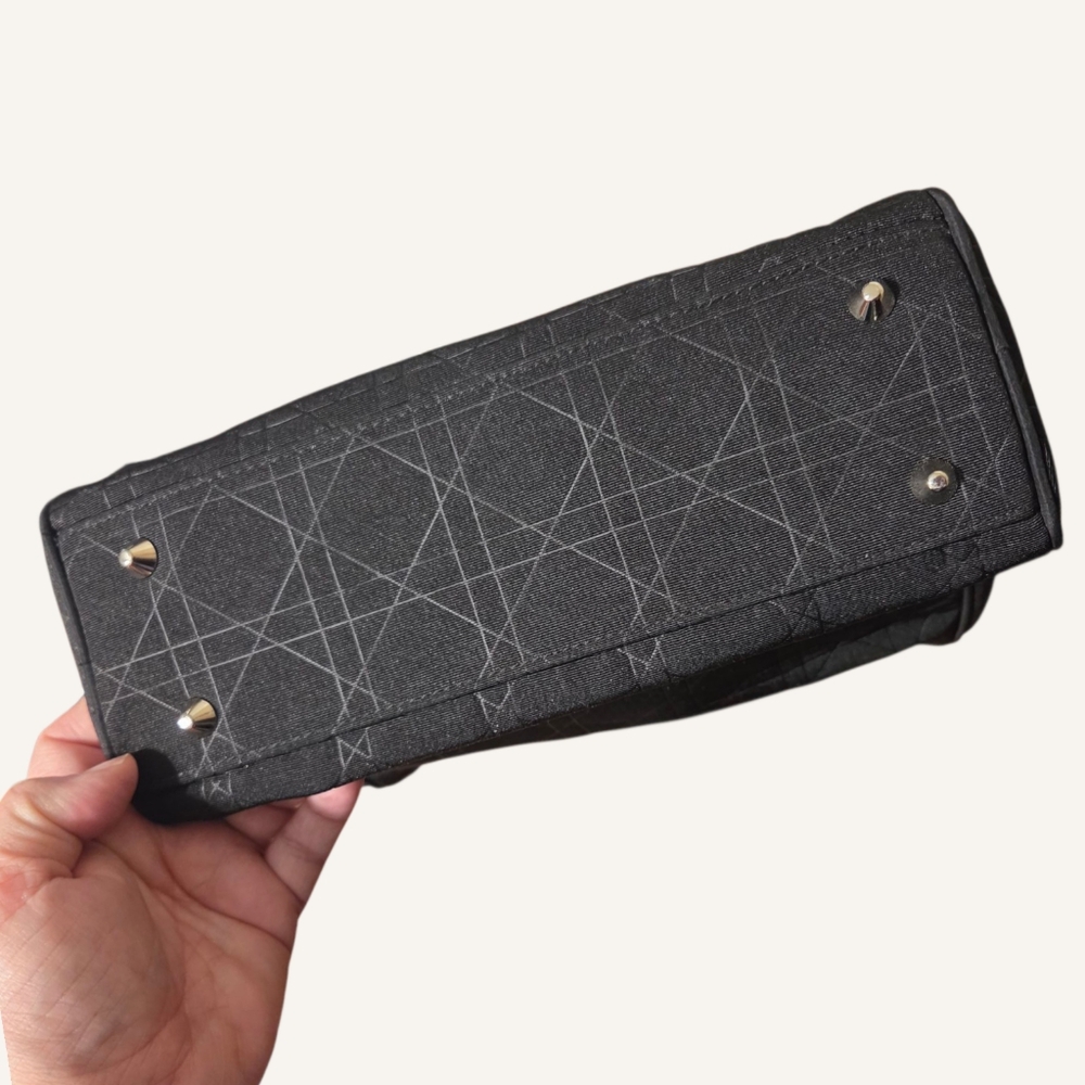Dior Beauty Cannage Travel Double Zipper Cosmetics/Toiletry Bag - Picture 3 of 4
